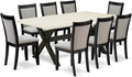 East West Furniture X627MZ606-9 9 Piece Modern Dining Table Set Includes a by EastWestFurniture