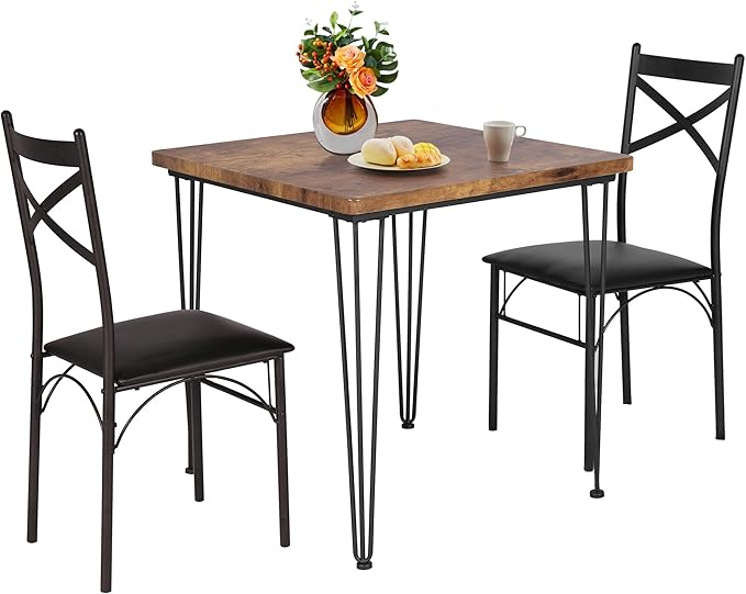 VECELO Kitchen Dining Room Table Set by VECELO