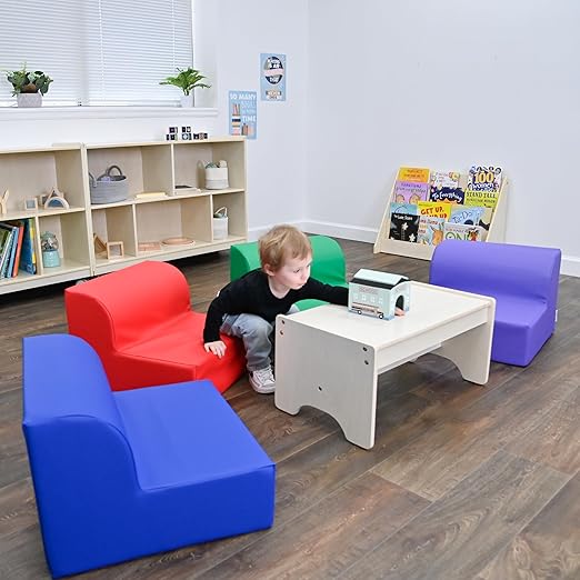 Children's Factory Library Lounger, Flexible Seating Classroom Furniture - Image 2