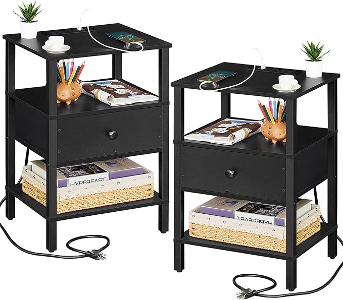 Lerliuo Nightstand Set of 2 by Lerliuo