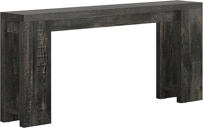 Tribesigns 70.9-Inch Extra Long Console Table, Farmhouse Wood Sofa Table Behind - Image 8