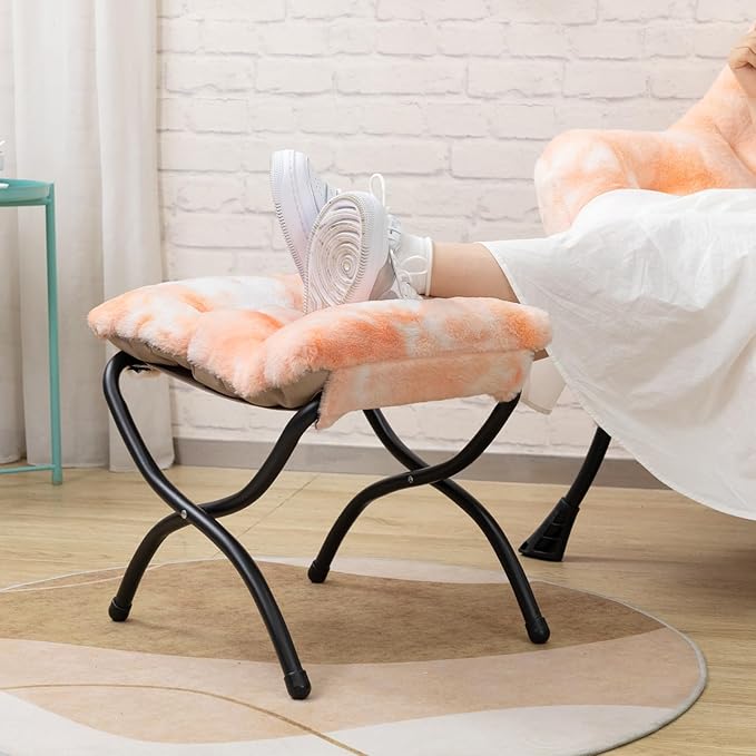 HollyHOME Faux-Fur Lazy Chair - Image 4
