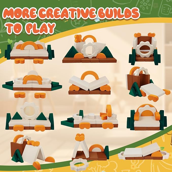 18PCS Modular Kids Play Couch - Image 6