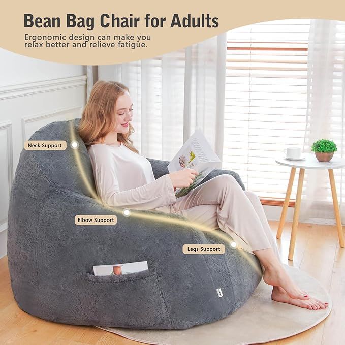 FAREYY Giant Bean Bag Chair - Image 4