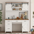 67''H Farmhouse Executive Desk by Halitaa