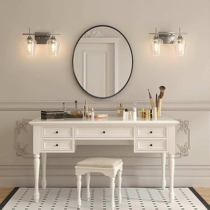 VONLUCE Bathroom Vanity Light, 2 Light Bathroom Light Fixture Over Mirror - Image 8
