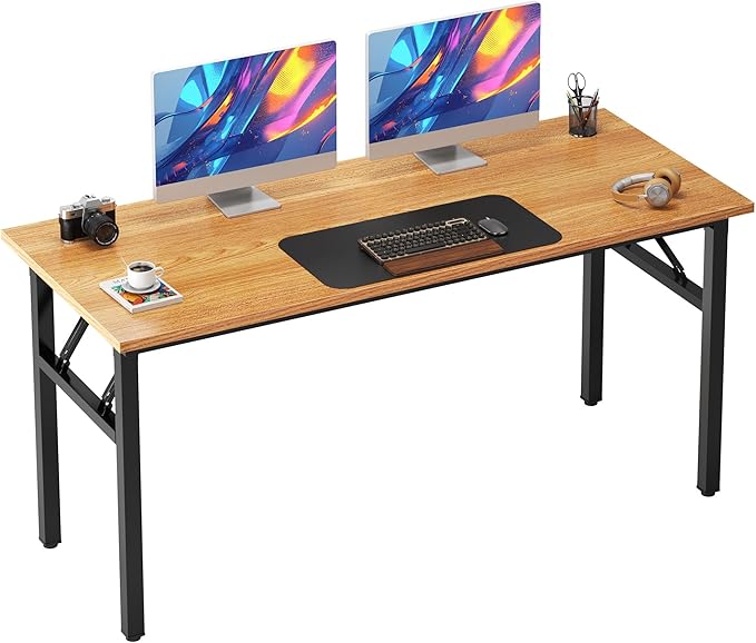 Need Folding Desk, 54 inch Large Computer Desk by Need