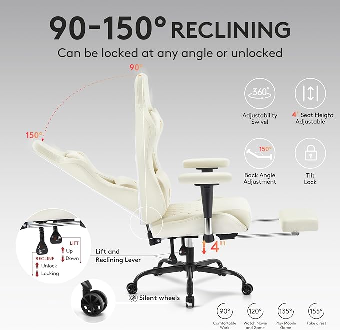 Gaming Chair, Computer Office Chair - Image 8