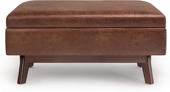 SIMPLIHOME Owen 36 inch Wide Mid Century Modern Rectangle Small Rectangular by SimpliHome