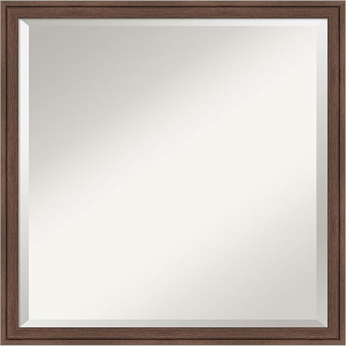 Amanti Art Brown Bathroom Mirror by AmantiArt