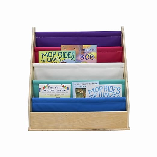 Factory Direct Partners 13745-140 Birch SoftScape Sling Book Display, 4-Shelf - Image 4