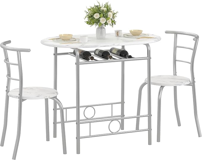 VECELO 3-Piece Dining Table Set - Image 9