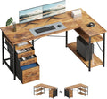 55" Computer Desk with Drawers, Desks by Maihail