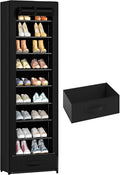 Shoes Rack 10 Tier Tall Shoe Rack Narrow Shoe Rack by OYREL