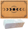 Funny Coir Doormat with Moon Phases by FNDMCTPS