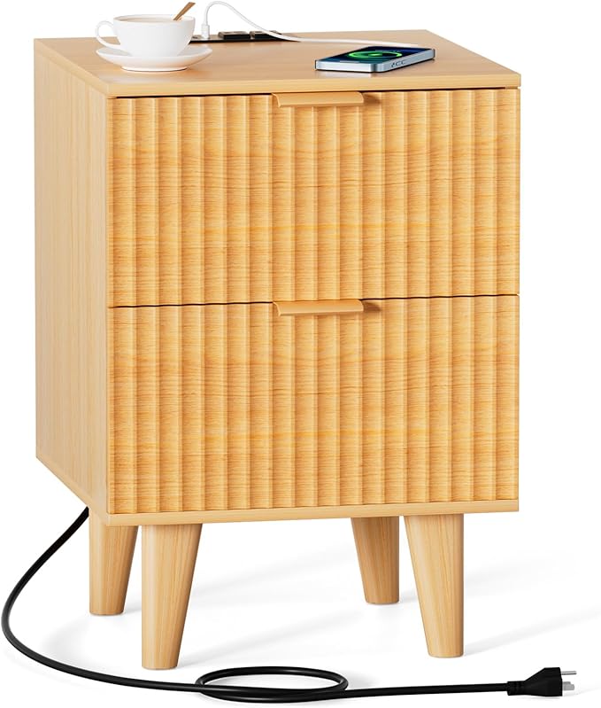 Urban Deco Fluted Nightstand - Image 7