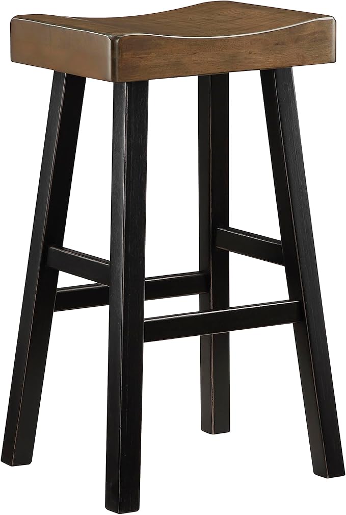 Lexicon Saddle Bar Stools Set of 2 Barstools - Image 3