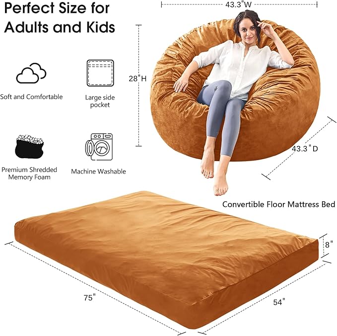 Bean Bag Chairs for Adults - Image 3