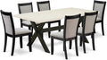 East West Furniture X627MZ606-7 7 Piece Kitchen Table Set Consist of a by EastWestFurniture
