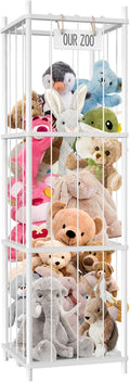 Stuffed Animal Storage, 54 inch Large Plushy Organizers, Wood Stuffed Animal by LIYIYES