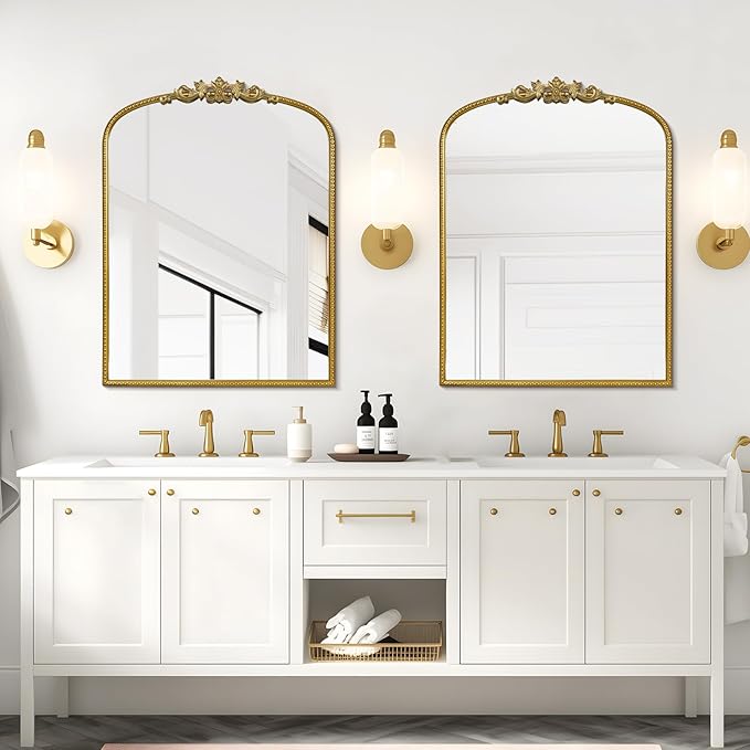 WallBeyond Gold Vintage Mirror - Image 5