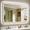 60x38 Inch LED Bathroom Mirror by YEELAIT