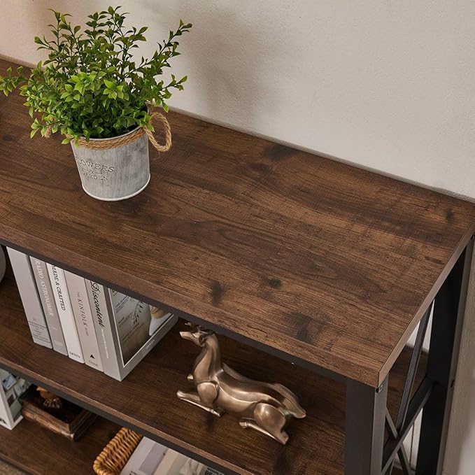 BON AUGURE Rustic Entryway Table, Farmhouse Hallway Table, Console Tables - Image 3