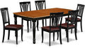 East West Furniture DOAV7-BCH-LC 7 Piece Kitchen Table & Chairs Set Consist of by EastWestFurniture