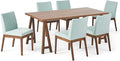 Christopher Knight Home Benson Mid-Century Modern 7 Piece Dining Set, Mint and by ChristopherKnightHome