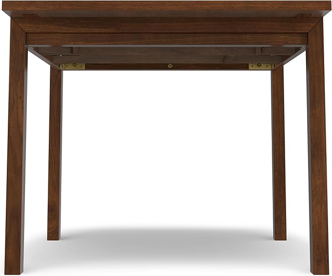 SIMPLIHOME Wilson Extendable Dining Table, Solid Wood Walnut Veneer, 60-76 x 36 - Image 18