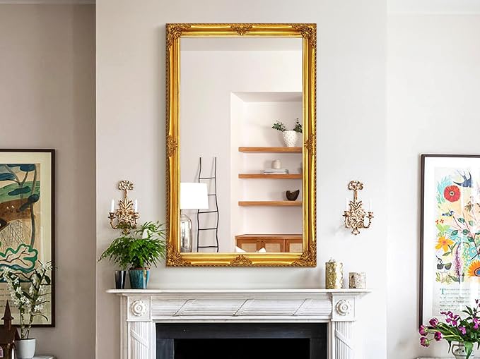 Vintage Wall Mirror, Bedroom - Image 8
