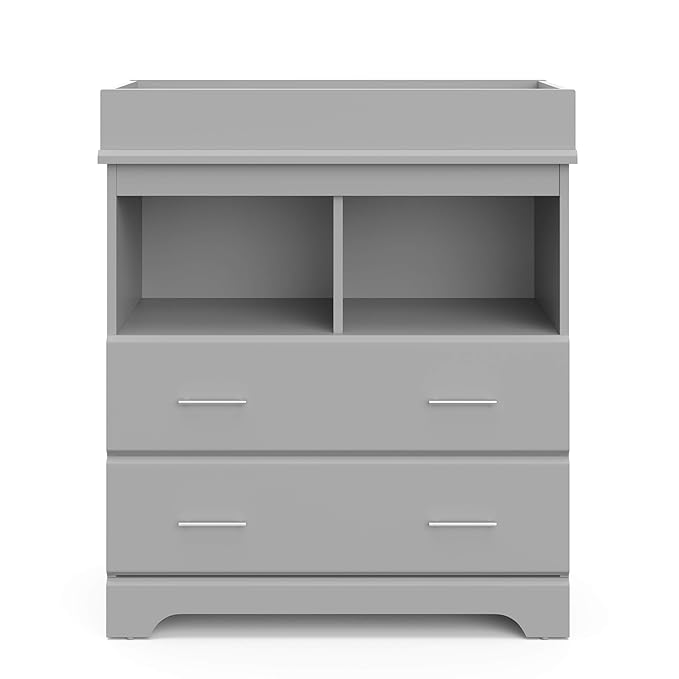 Storkcraft Brookside 2 Drawer Changing Table Dresser – GREENGUARD Gold Certified - Image 8