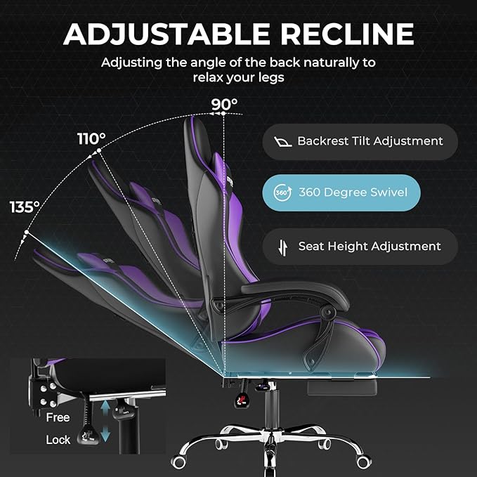 GTPLAYER Gaming Chair, Computer Chair - Image 4