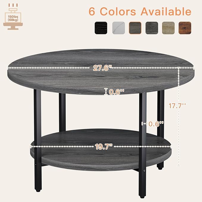 Coffee Table, 2 Tier Coffee Tables - Image 3