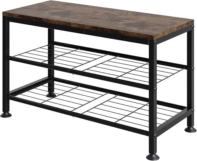 3-Tier Shoe Rack Bench by Unknown