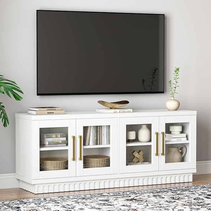 TV Stand for TVs up to 65 Inch, Entertainment Center by Baztin