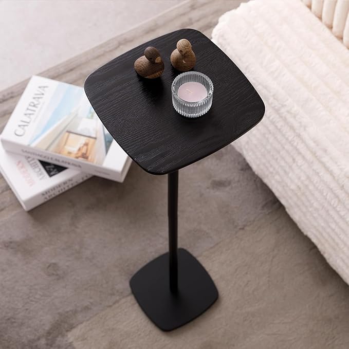 Modern Martini Pedestal Side Table - Image 9