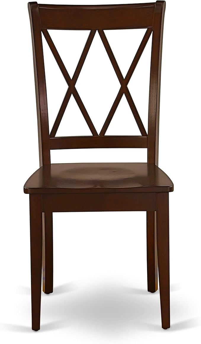 East West Furniture PSCL3-MAH-W 3 Piece Dining Room Furniture Set Contains a - Image 7