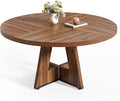 LITTLE TREE Round Dining Table for 4-6 People, 47 Inches Dining Room Table by LITTLETREE