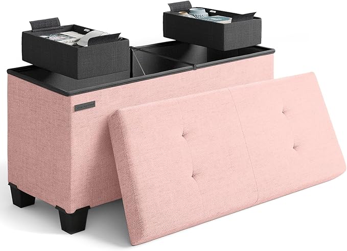 STORAGEBUD Storage Ottoman Bench by STORAGEBUD