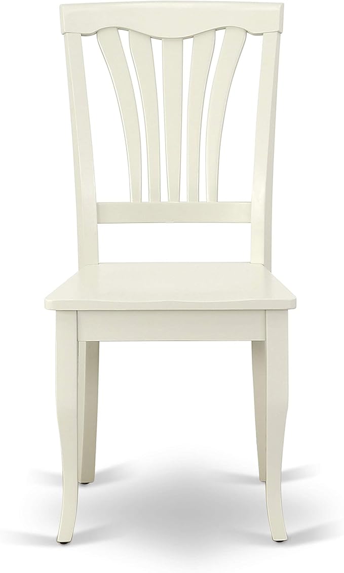 East West Furniture SUAV5-LWH-W 5 Piece Dining Table Set - Image 11