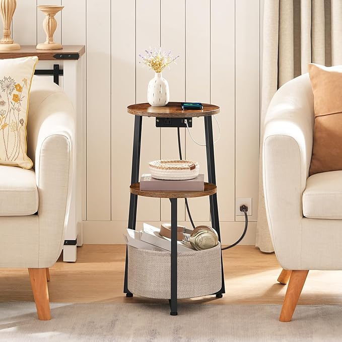 HOOBRO Small Round Side Table - Image 9
