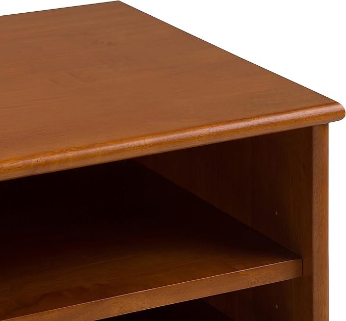 SIMPLIHOME Draper SOLID HARDWOOD 60 Inch Wide Mid Century Modern TV Media Stand - Image 11