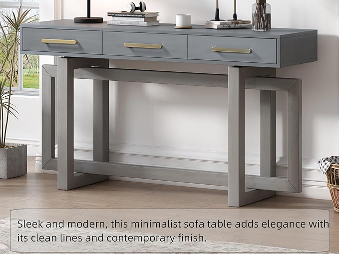 57” Entryway Console Sofa Table - Image 6