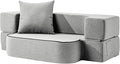 2-in-1 Folding Sofa Bed with Pillow by SUYOLS