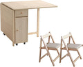 Wood Drop Leaf Folding Dining Table by HOME