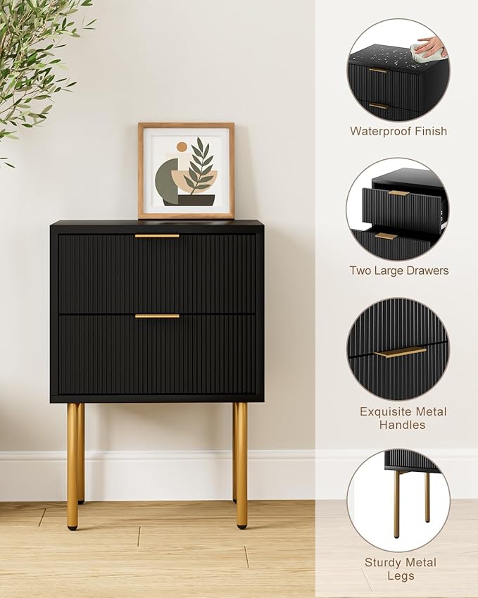 Nightstand, Morden Bedside Table - Image 4