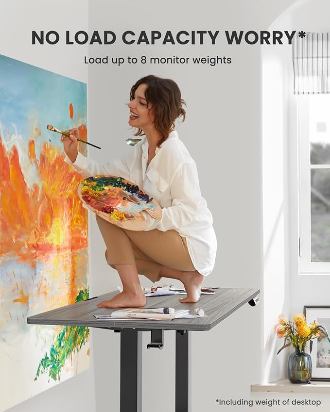 ErGear Height Adjustable Electric Standing Desk, 55 x 28 Inches Sit Stand up - Image 6