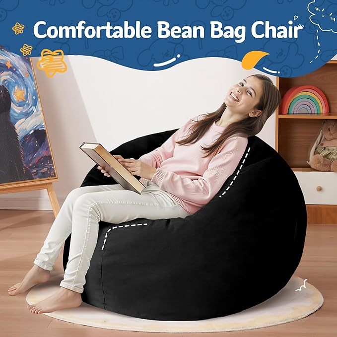 Homguava 2FT Bean Bag Chair: 2' Bean Bags - Image 7