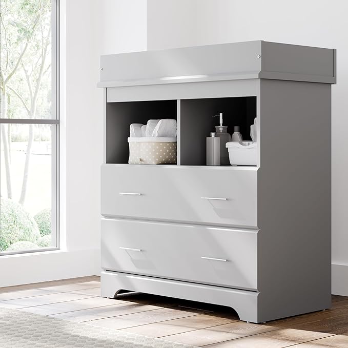 Storkcraft Brookside 2 Drawer Changing Table Dresser – GREENGUARD Gold Certified - Image 2